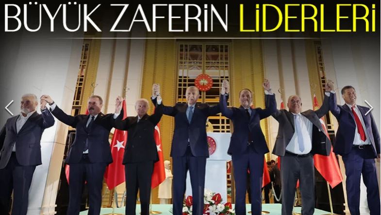 Cumhurbaşkanı Erdoğan Cumhur İttifakı liderleriyle