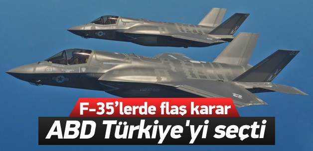 ABD F-35'lerin motor bakımı için Türkiye'yi seçti