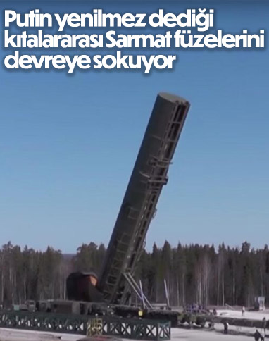 Rusya'nın Sarmat füzeleri yıl sonu hizmete girecek